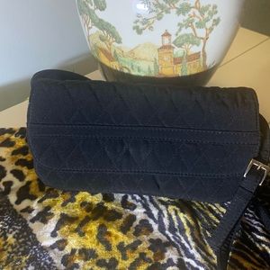 Vera Bradley black quilted shoulder bag/clutch
